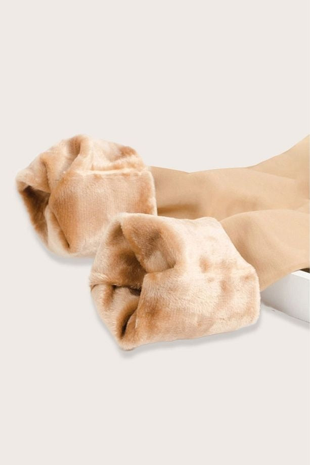 HeatPlush™ Yüksek Bel Termal Tayt – Peluş Astarla Kışın Sıcacık & Toparlayıcı Konfor