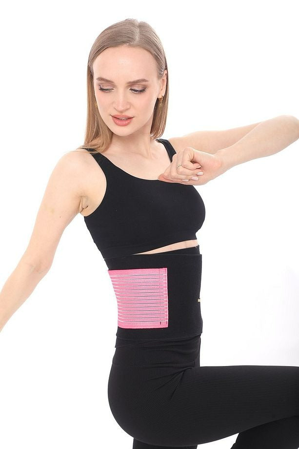 SweatFlex™ Kadın Terleme Kemeri – Neopren Kumaşlı, Ayarlanabilir & Spor İçin Isı Destekli