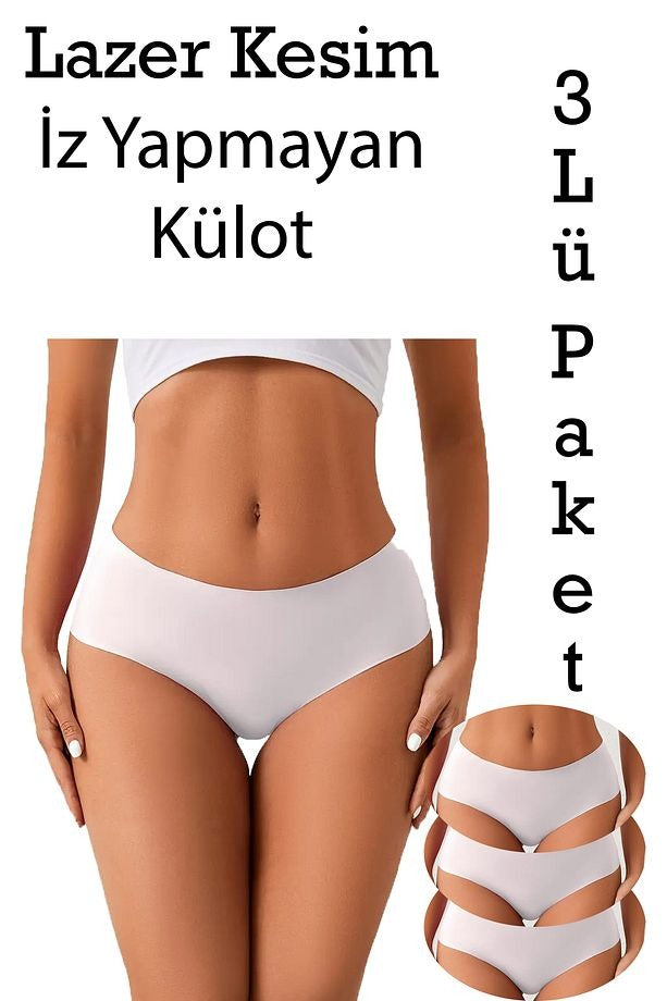 InvisiSoft™ Lazer Kesim Külot – İz Bırakmayan, Ultra Hafif & Günlük Konfor