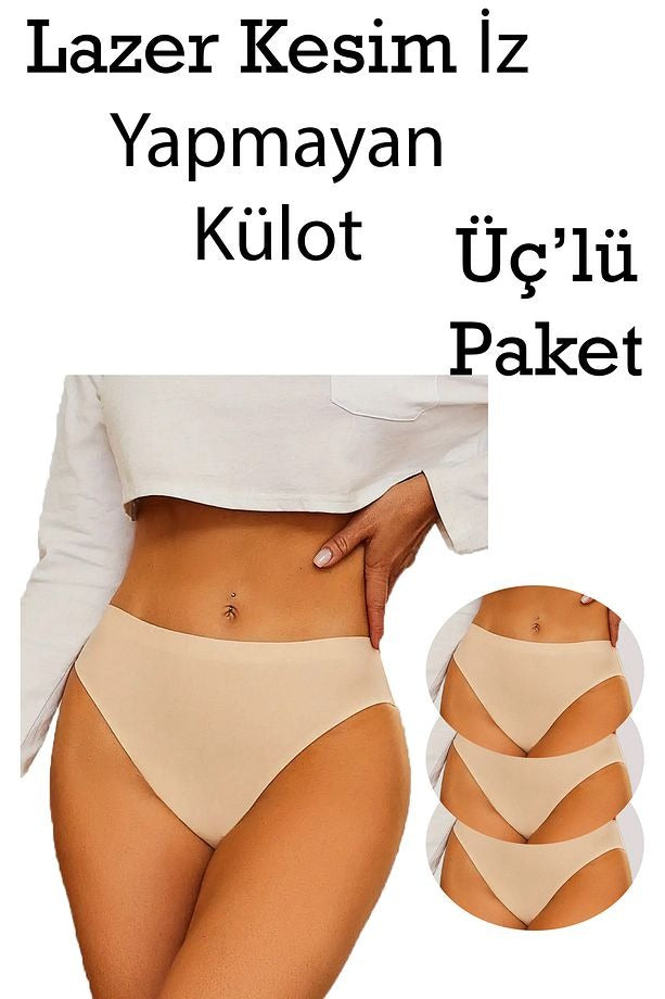 InvisiSoft™ Lazer Kesim Külot – İz Bırakmayan, Ultra Hafif & Günlük Konfor