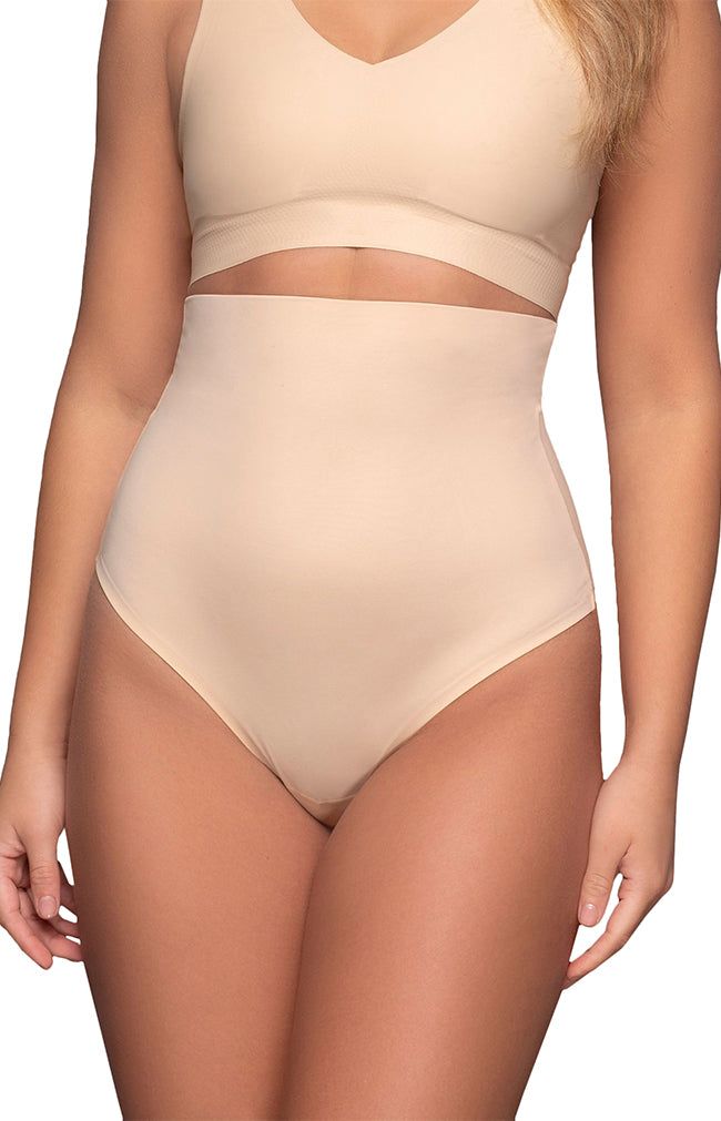 SlimCurve™ Yüksek Bel Toparlayıcı Korse Külot – Anında 2 Beden İncelten, Görünmez ve Konforlu