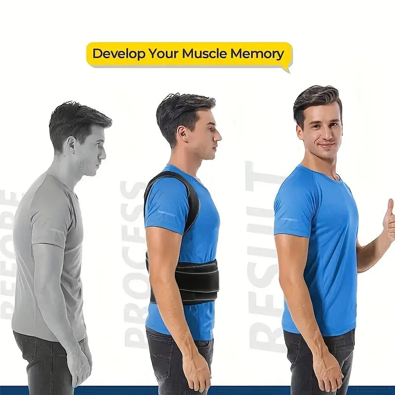SpineAlign™ Duruş Düzeltici Sırt Korsesi – Çift Balenli, Omuz & Bel Destekli Unisex Tasarım