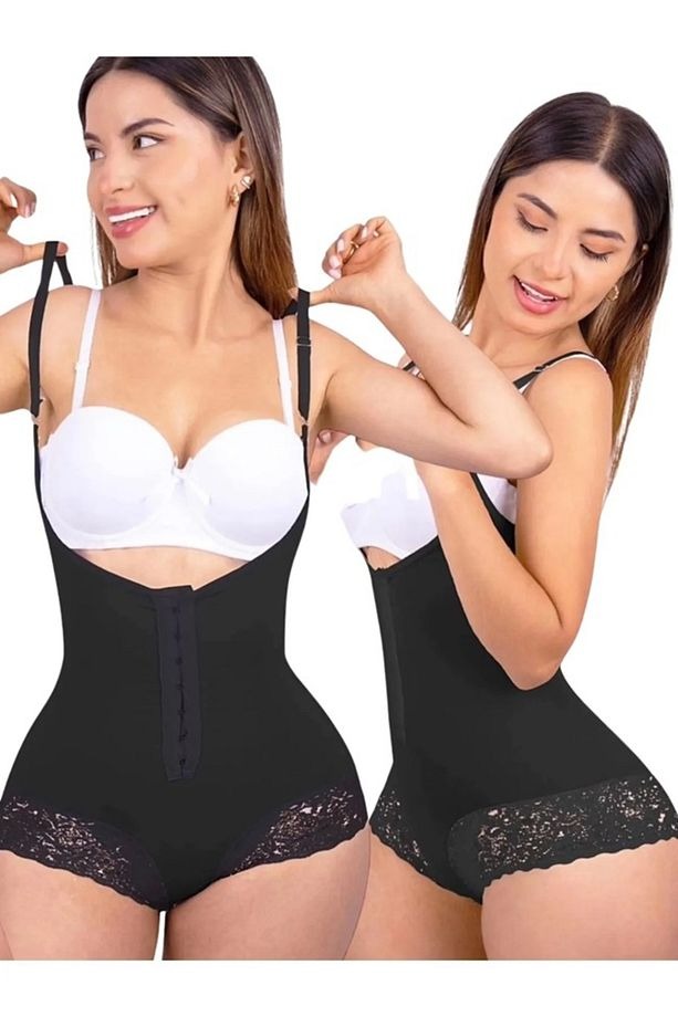 CurveLace™ Vücut Şekillendirici Korse – Çıtçıtlı, Agraflı & Dantel Detaylı İncelten Tasarım
