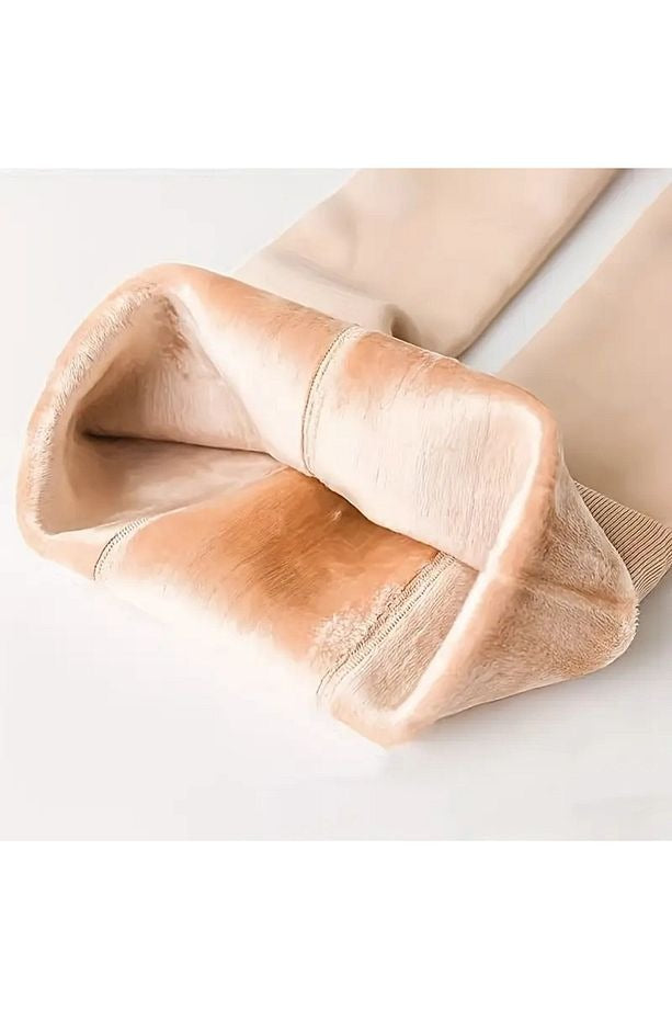 HeatPlush™ Yüksek Bel Termal Tayt – Peluş Astarla Kışın Sıcacık & Toparlayıcı Konfor