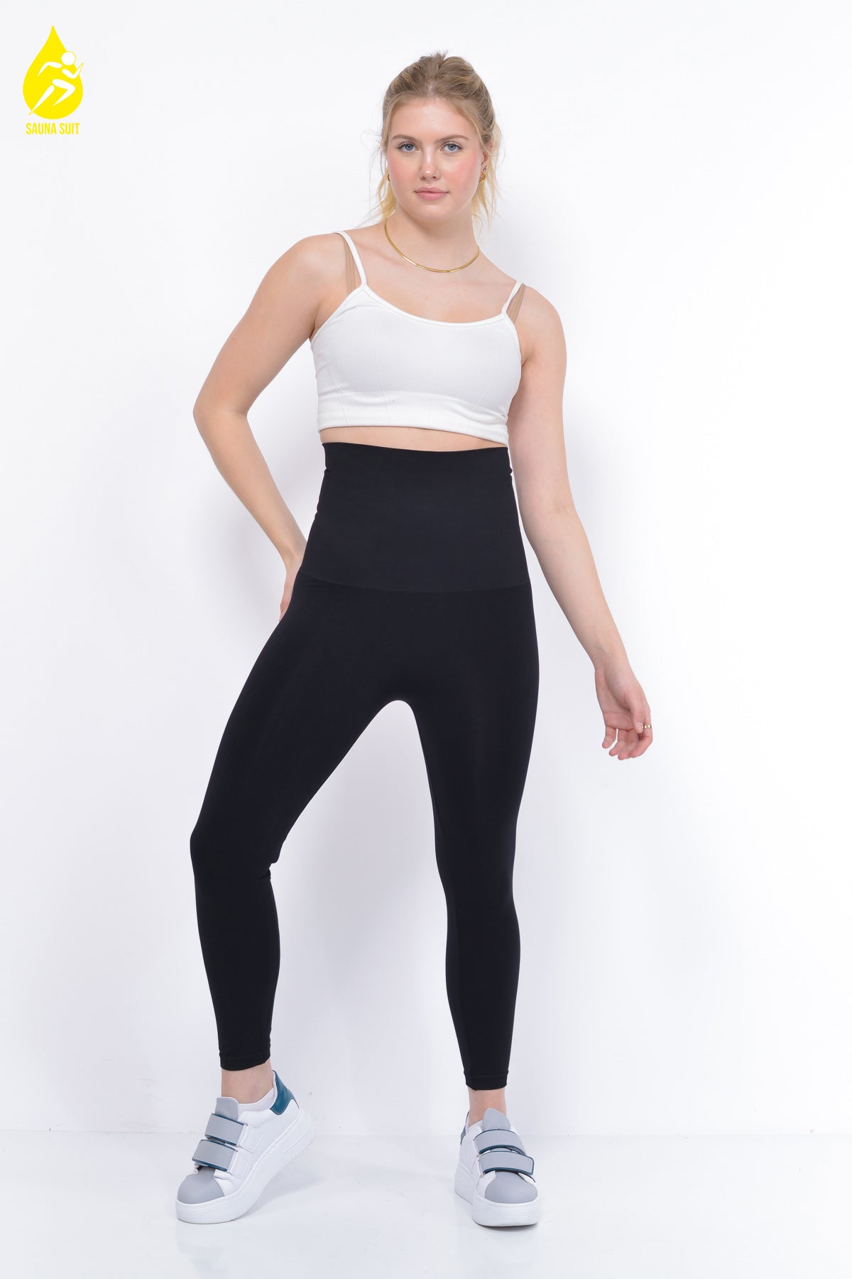 SlimForm™ Ultra Yüksek Bel Korse Tayt – 2 Beden İncelten, Sıkılaştırıcı & Şekillendirici