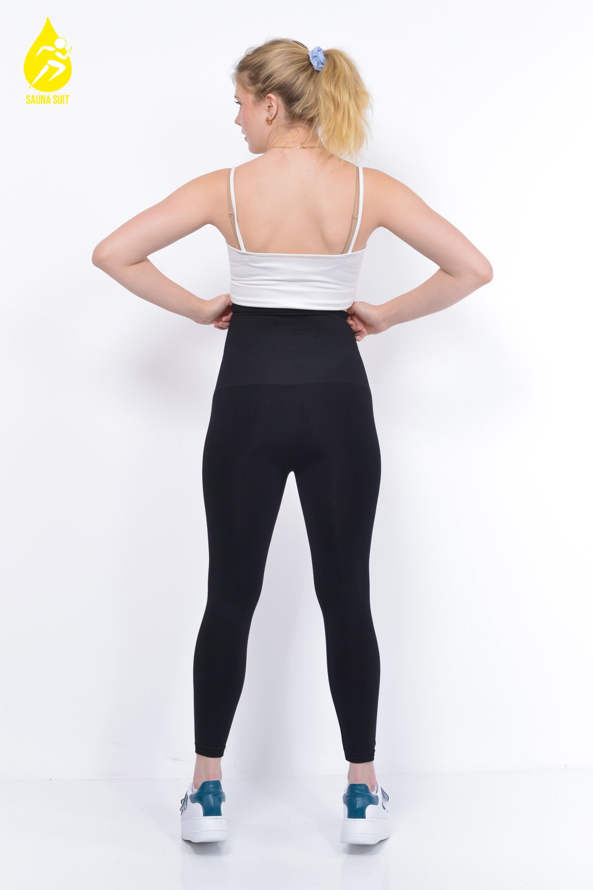SlimForm™ Ultra Yüksek Bel Korse Tayt – 2 Beden İncelten, Sıkılaştırıcı & Şekillendirici