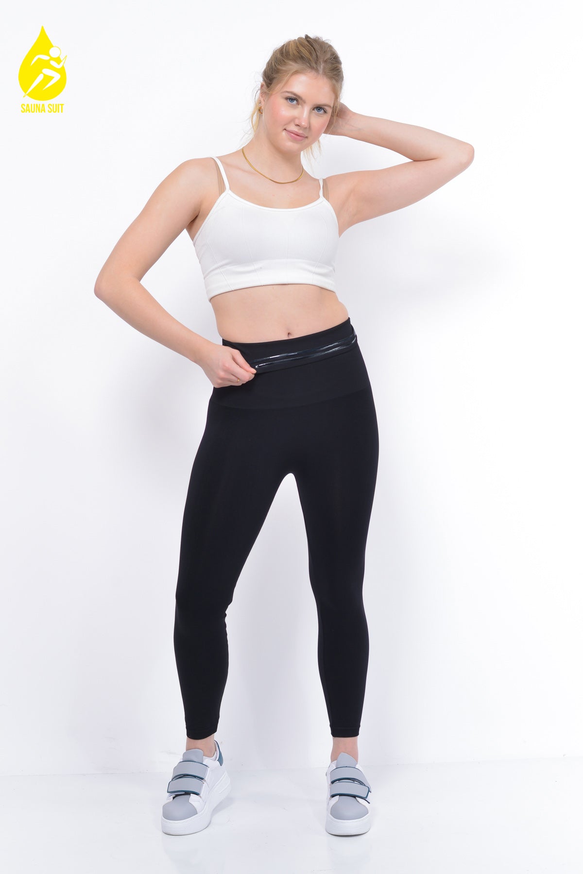 SlimForm™ Ultra Yüksek Bel Korse Tayt – 2 Beden İncelten, Sıkılaştırıcı & Şekillendirici