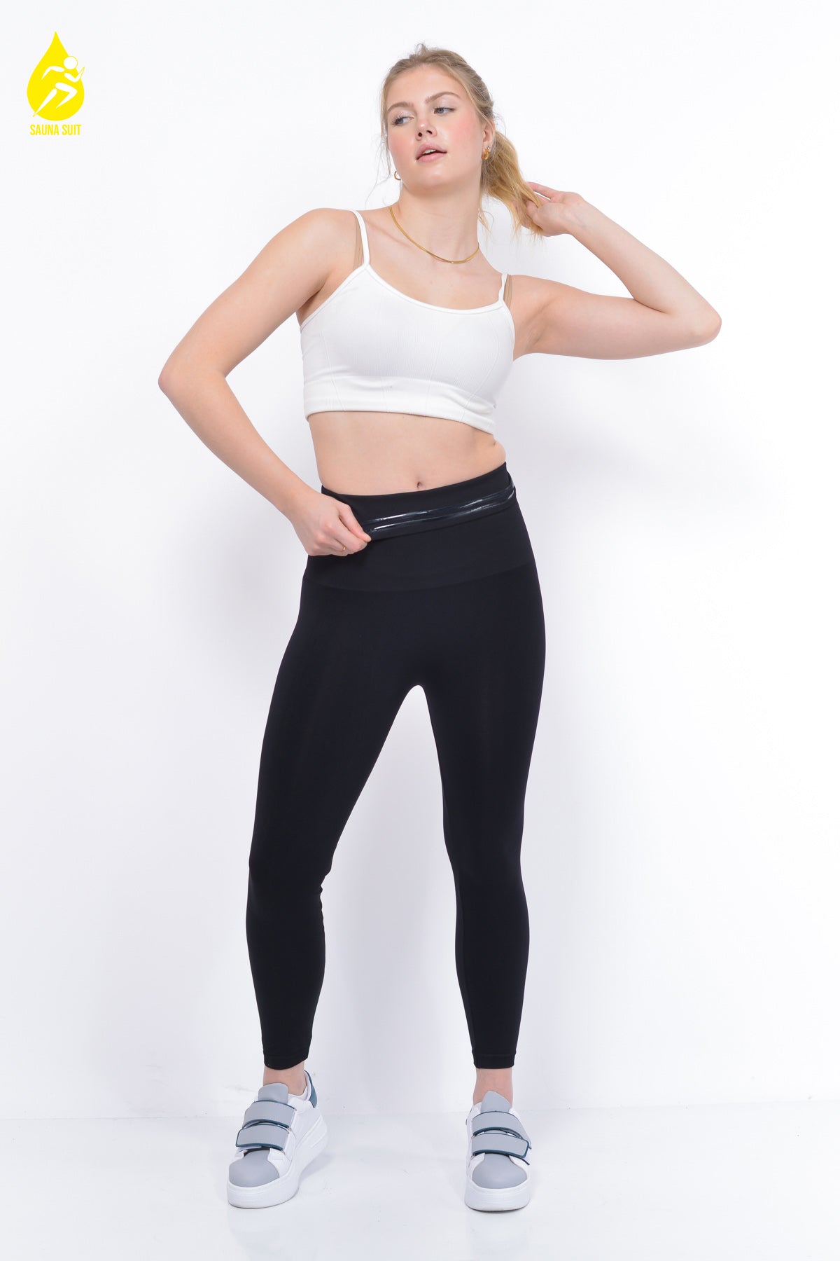 SlimForm™ Ultra Yüksek Bel Korse Tayt – 2 Beden İncelten, Sıkılaştırıcı & Şekillendirici