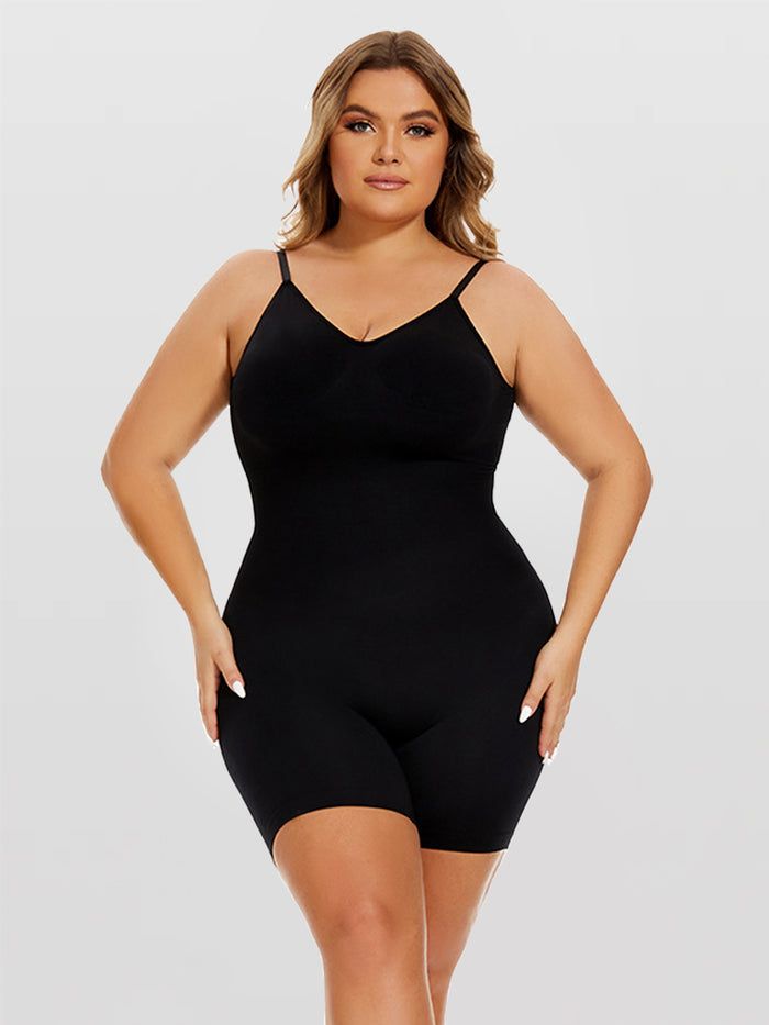 HourShape™ Tam Boy Korse – Karın, Bel, Basen ve Sırt Toparlayıcı, Askılı & Dikişsiz Tasarım