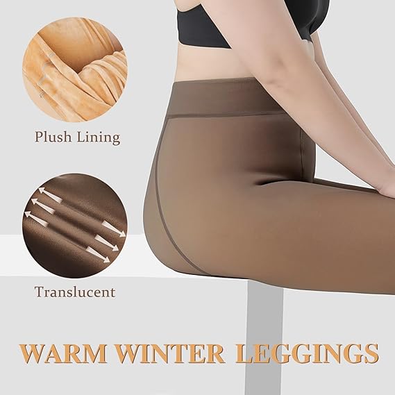 WinterGlow™ Termal Külotlu Çorap – Kürklü İç Astar, İnce Görünüm & Şık Kışlık Konfor