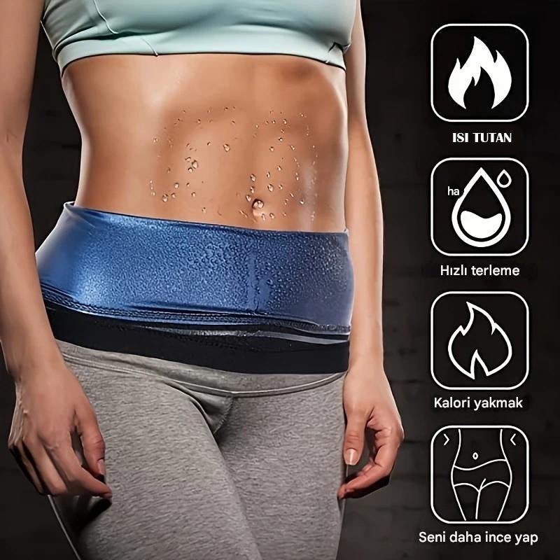 HeatSlim™ Termal Bel Korse – Unisex, Esnek Slip Tasarım & Günlük/Spor Kullanım İçin