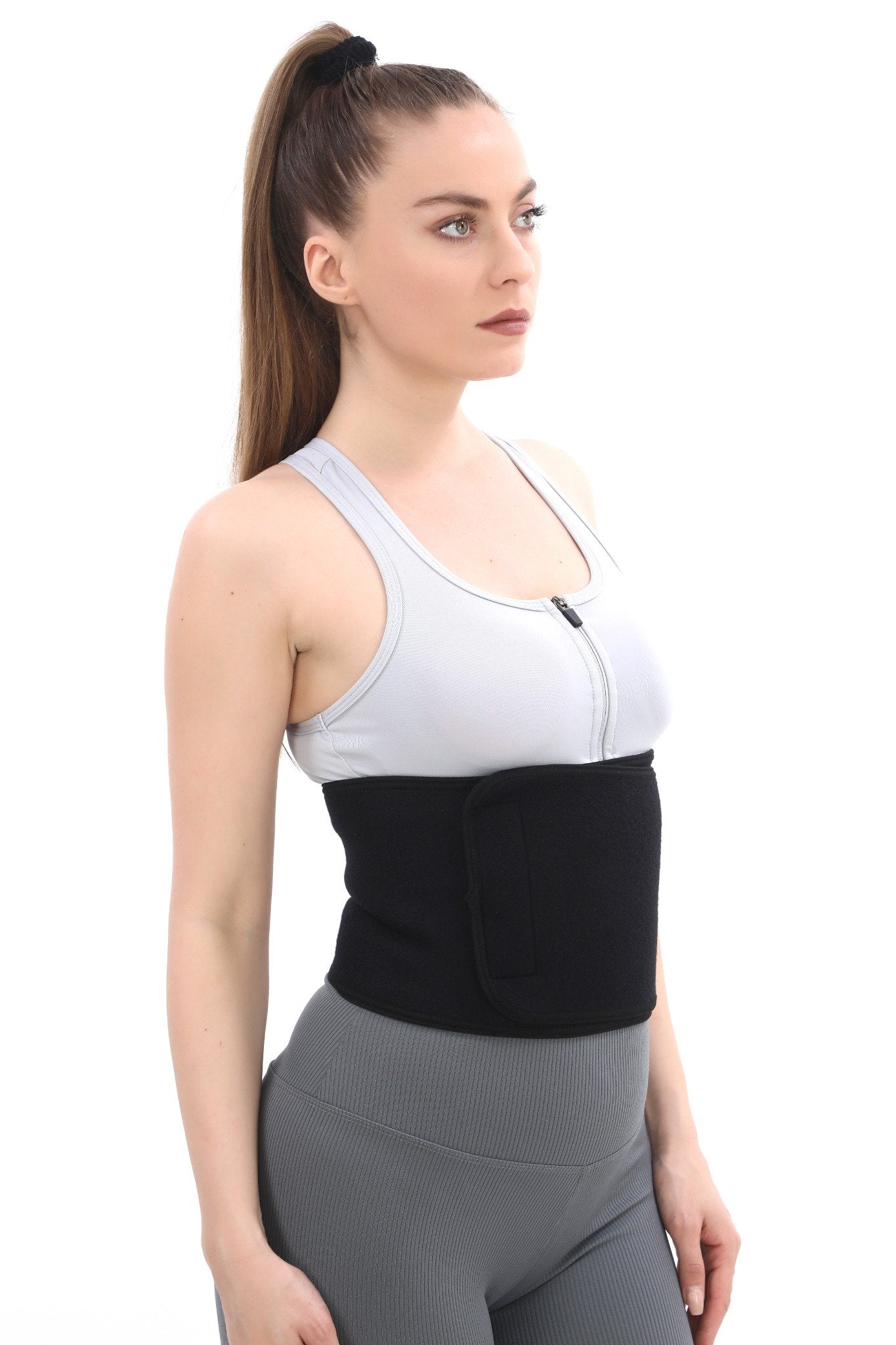 CoreHeat™ Sauna Etkili Bel Korsesi – Karın & Göbek Toparlayıcı, Isı Destekli Unisex Kemer