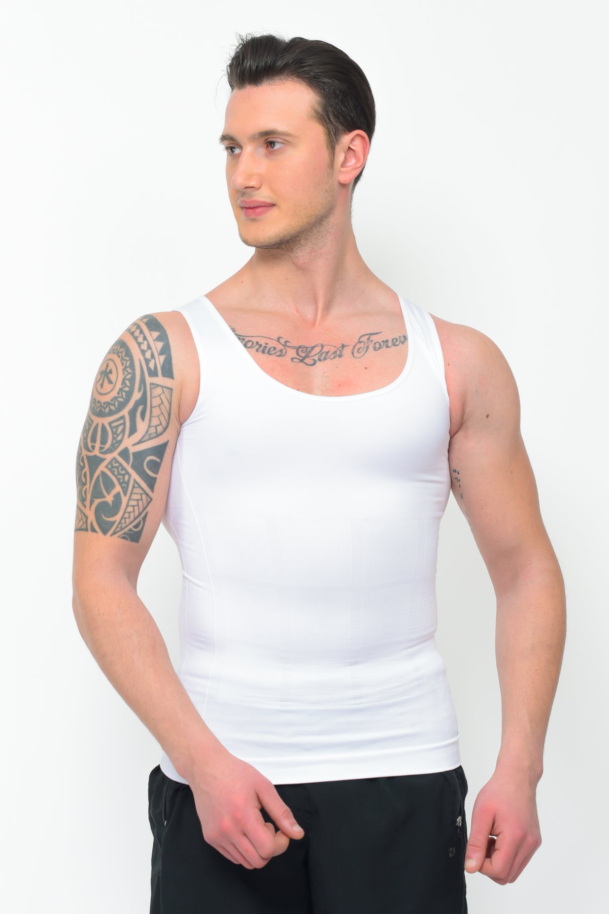 ManShape™ Erkek Korse Atlet – Göğüs & Karın Toparlayıcı, Görünmez & Rahat Tasarım