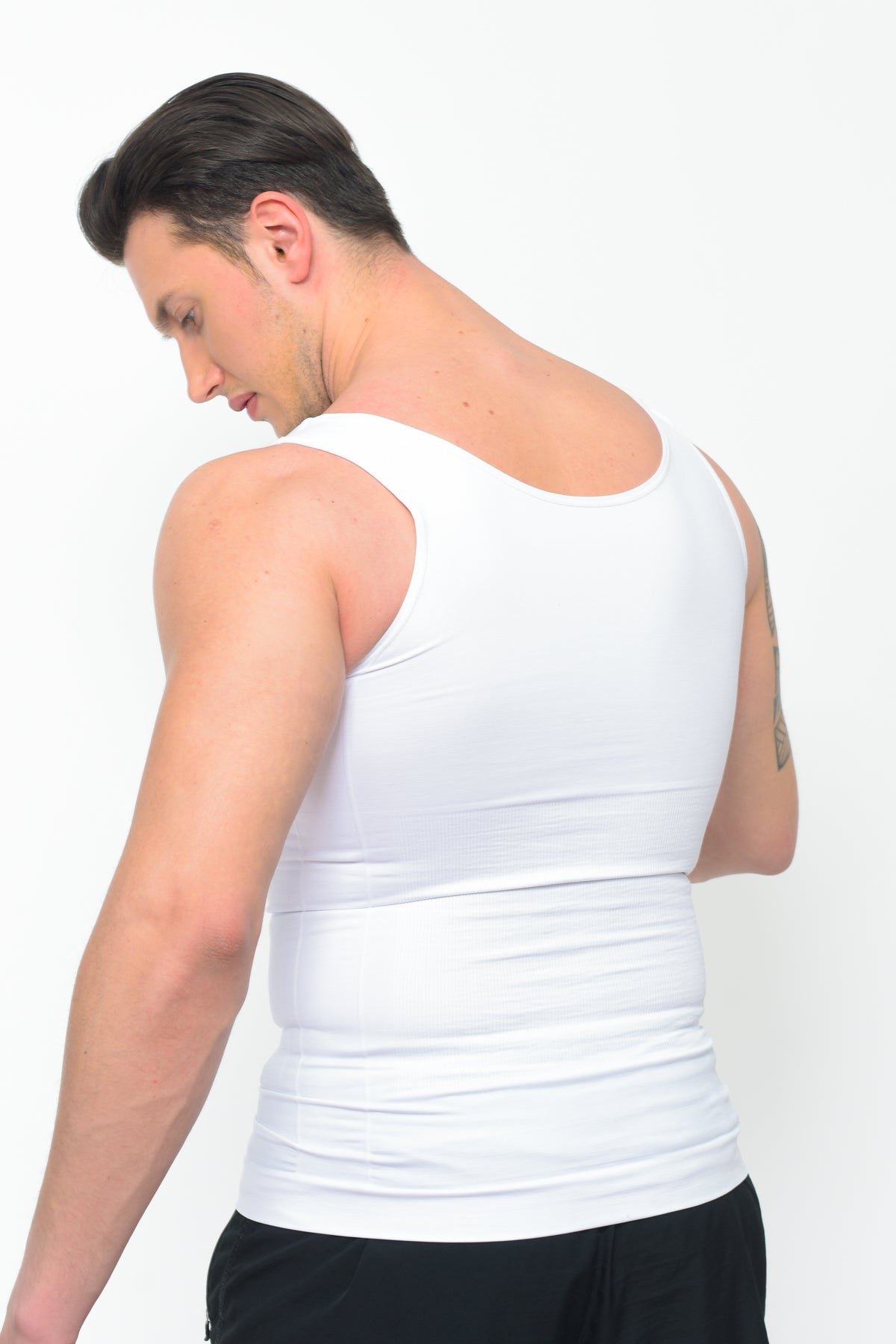 ManShape™ Erkek Korse Atlet – Göğüs & Karın Toparlayıcı, Görünmez & Rahat Tasarım