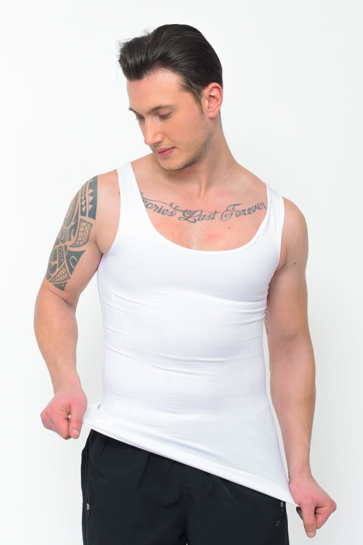 ManShape™ Erkek Korse Atlet – Göğüs & Karın Toparlayıcı, Görünmez & Rahat Tasarım