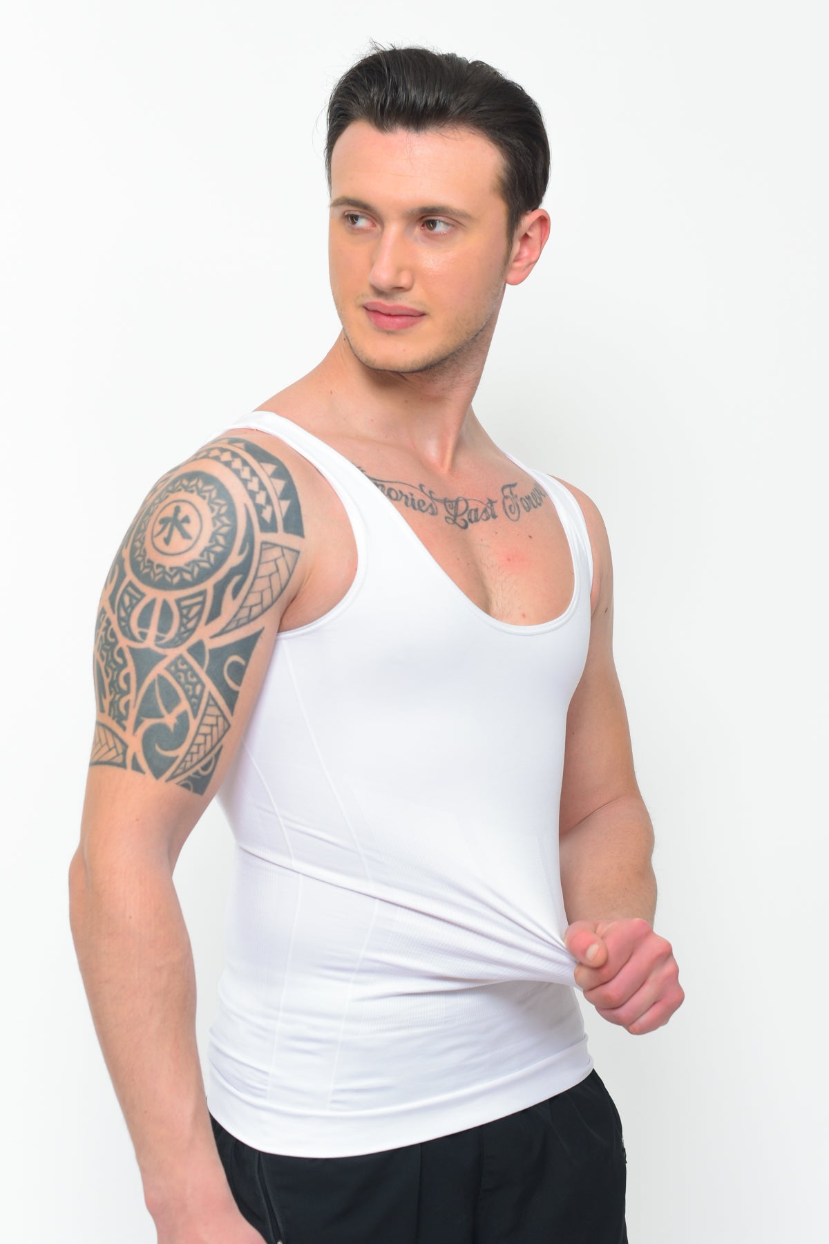 ManShape™ Erkek Korse Atlet – Göğüs & Karın Toparlayıcı, Görünmez & Rahat Tasarım