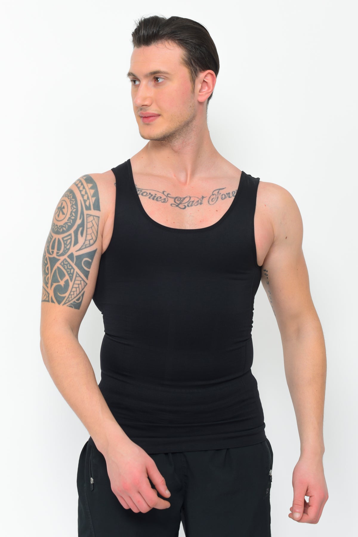 ManShape™ Erkek Korse Atlet – Göğüs & Karın Toparlayıcı, Görünmez & Rahat Tasarım
