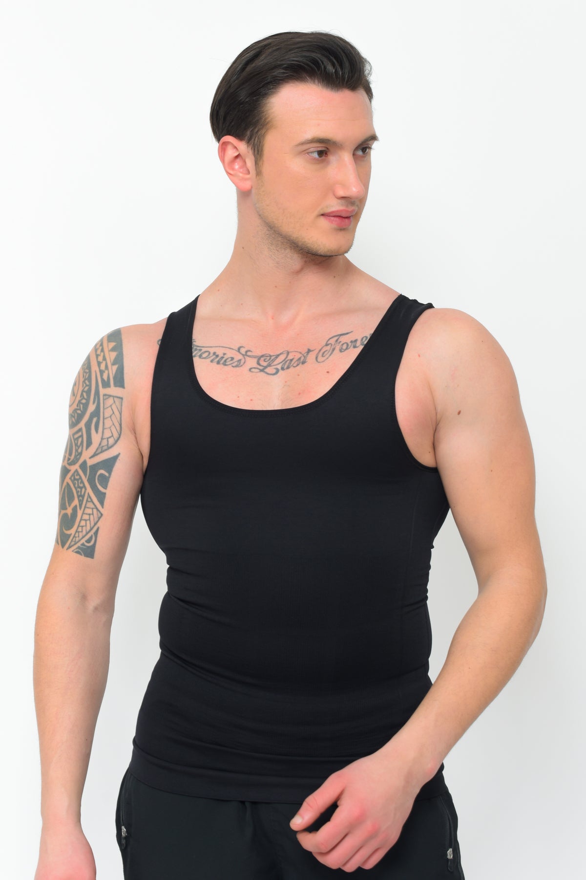 ManShape™ Erkek Korse Atlet – Göğüs & Karın Toparlayıcı, Görünmez & Rahat Tasarım