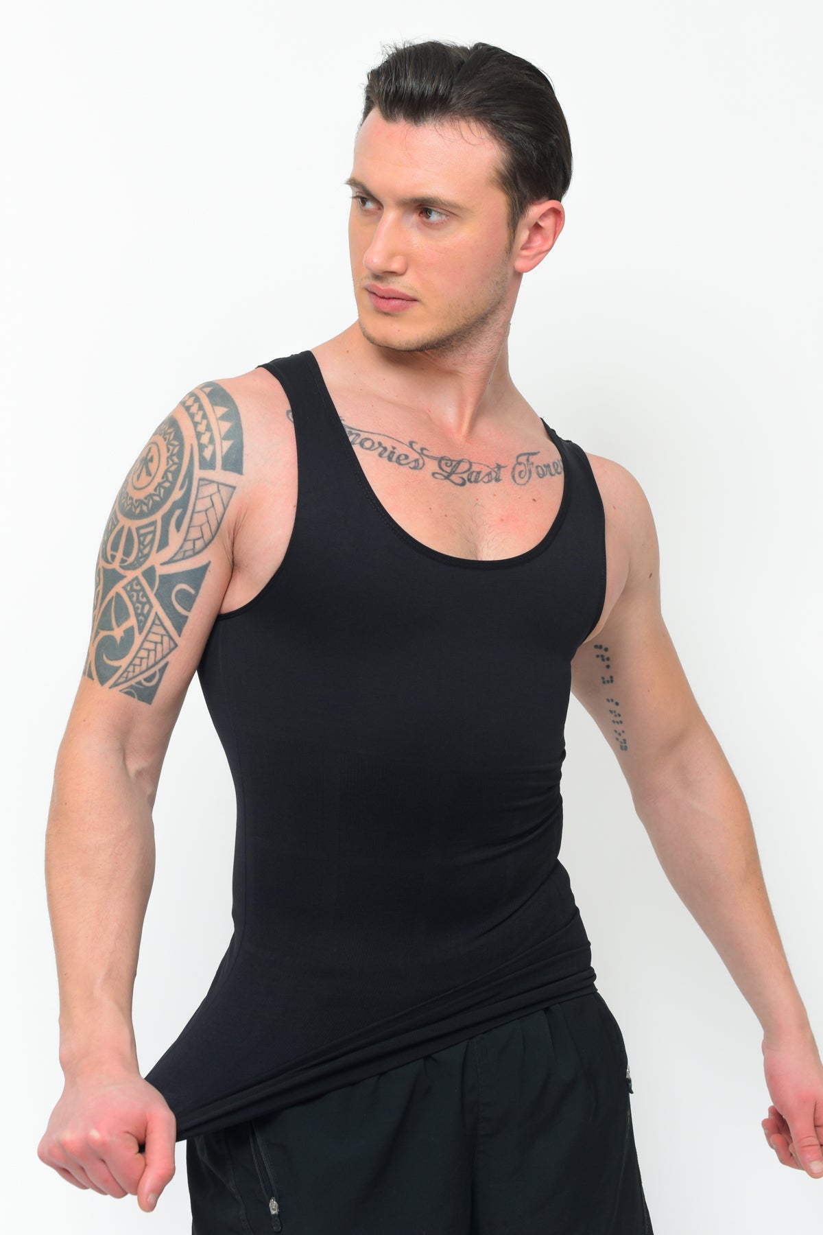 ManShape™ Erkek Korse Atlet – Göğüs & Karın Toparlayıcı, Görünmez & Rahat Tasarım