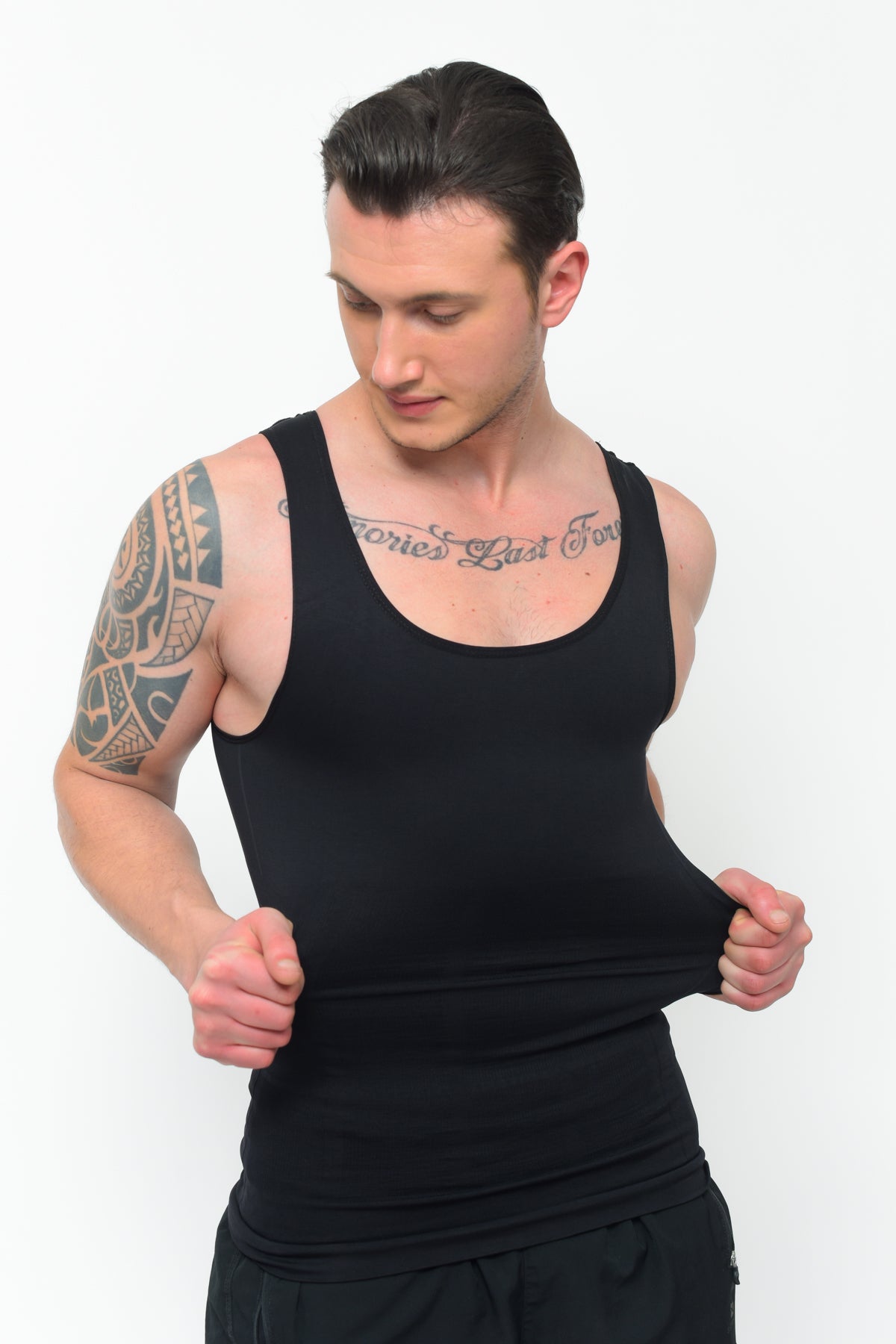 ManShape™ Erkek Korse Atlet – Göğüs & Karın Toparlayıcı, Görünmez & Rahat Tasarım