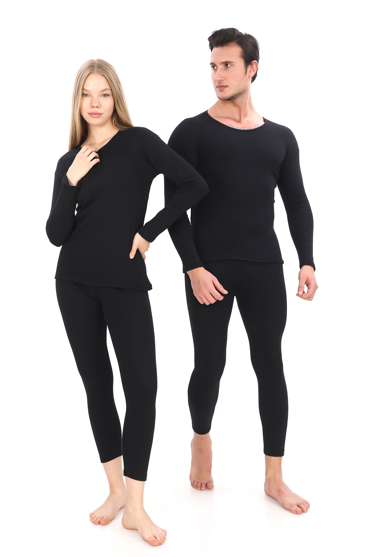 WarmCore™ Unisex Termal İçlik Takımı – Pamuklu, Şardonlu & Kışın Ekstra Sıcak Katman