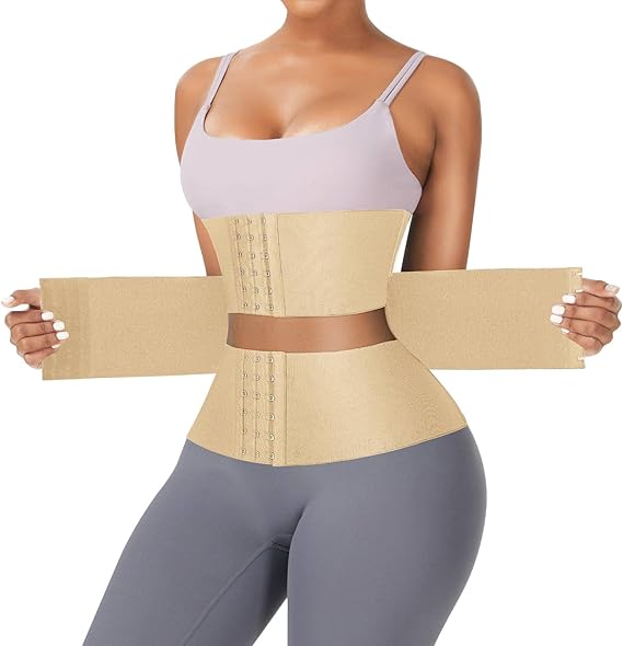 HourGlass™ Agraflı Latex Bel Korsesi – Kum Saati Etkili, Ayarlanabilir & Görünmez Tasarım