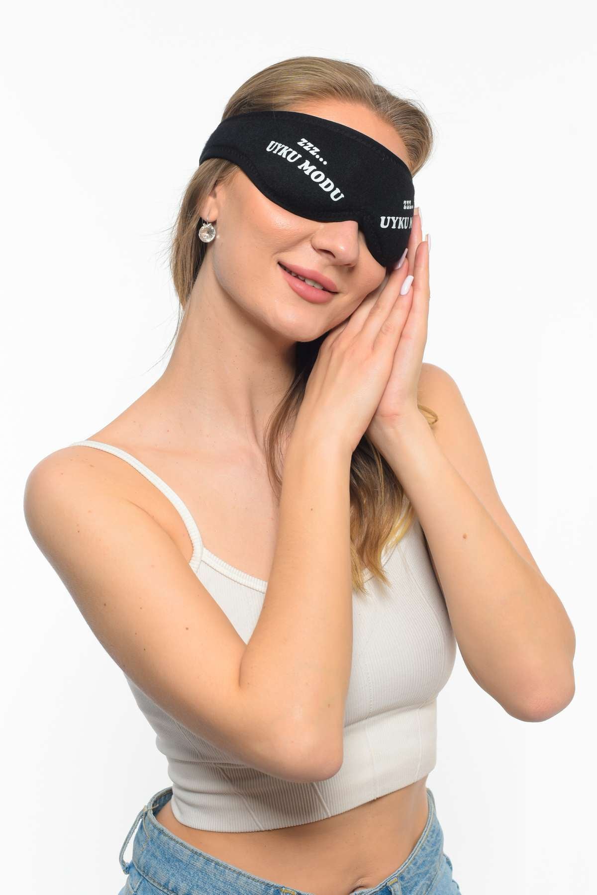DreamShield™ Işık Geçirmez Göz Bandı – Ayarlanabilir, Unisex & Konforlu Uyku Maskesi