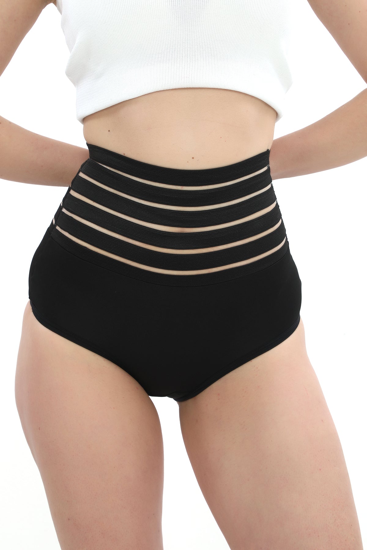 GreenForm™ Yüksek Bel Slip Korse Külot – Günlük Konfor & Sürdürülebilir Kumaş