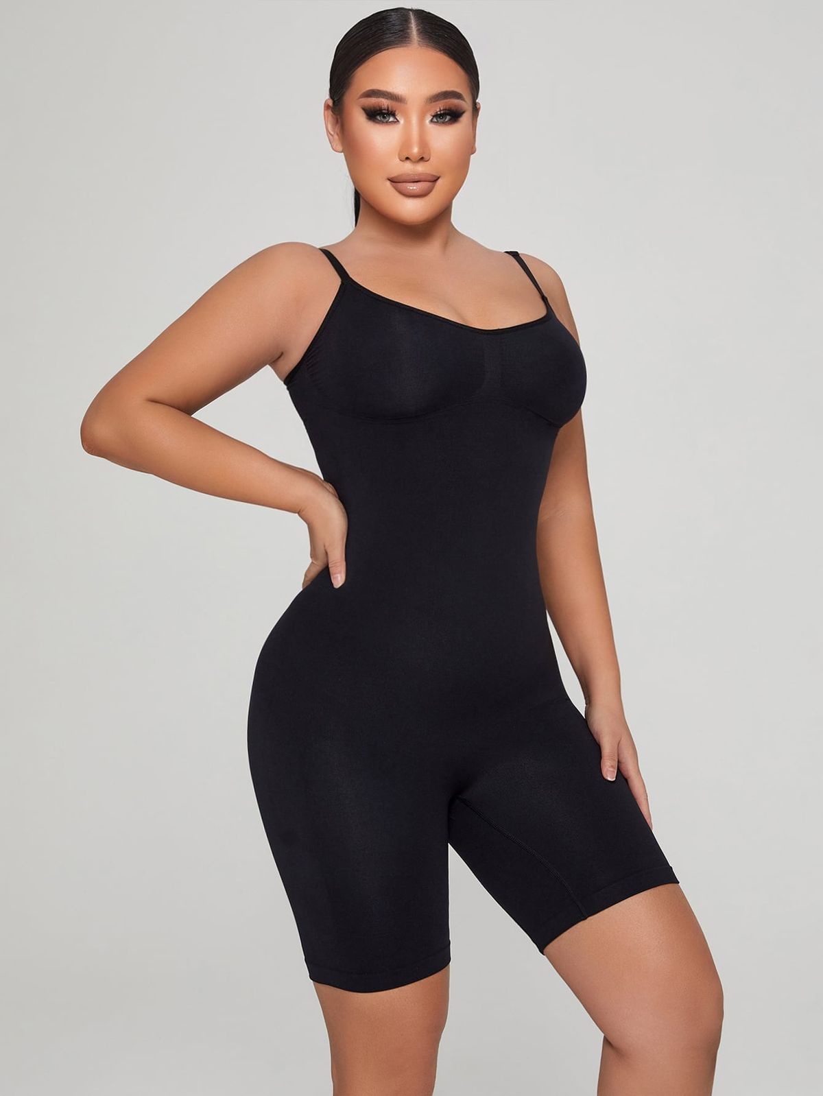 HourShape™ Tam Boy Korse – Karın, Bel, Basen ve Sırt Toparlayıcı, Askılı & Dikişsiz Tasarım