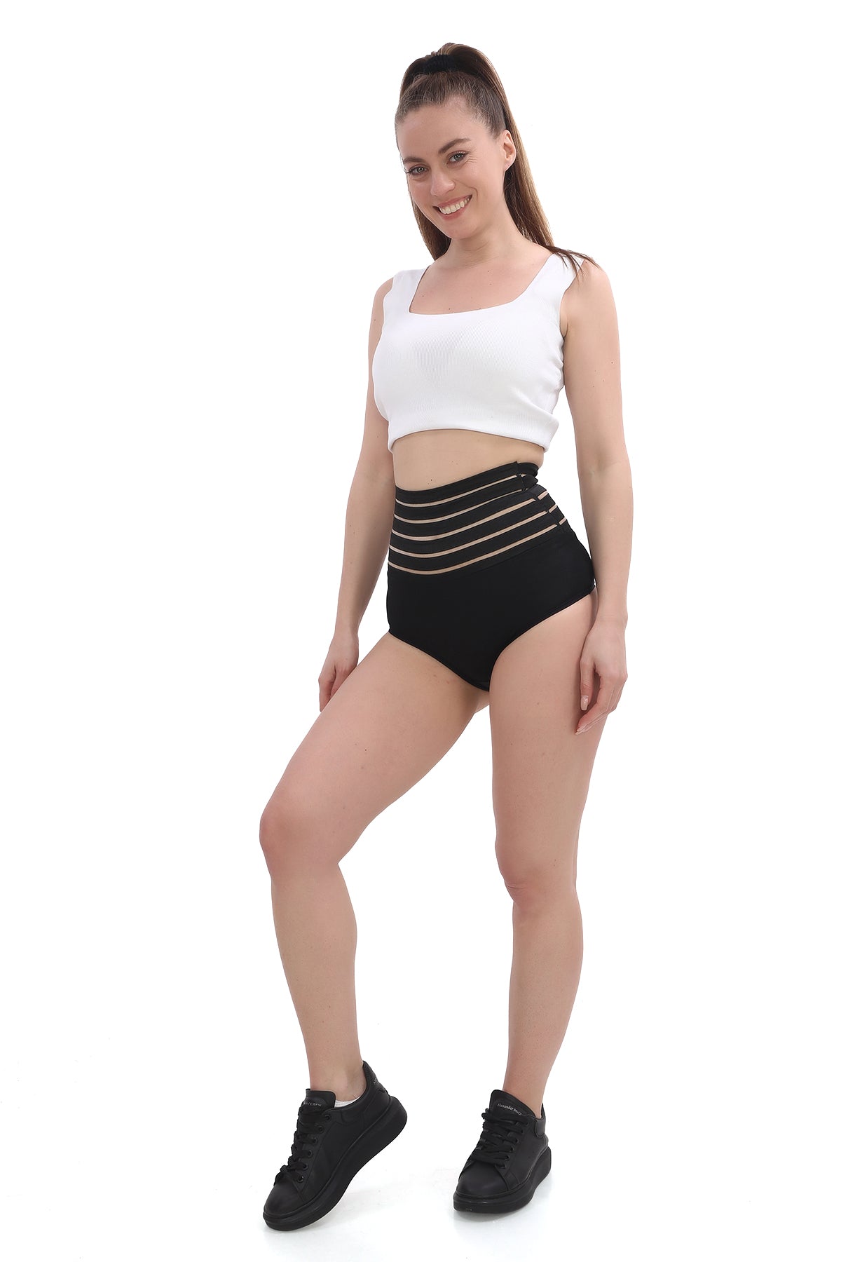 GreenForm™ Yüksek Bel Slip Korse Külot – Günlük Konfor & Sürdürülebilir Kumaş