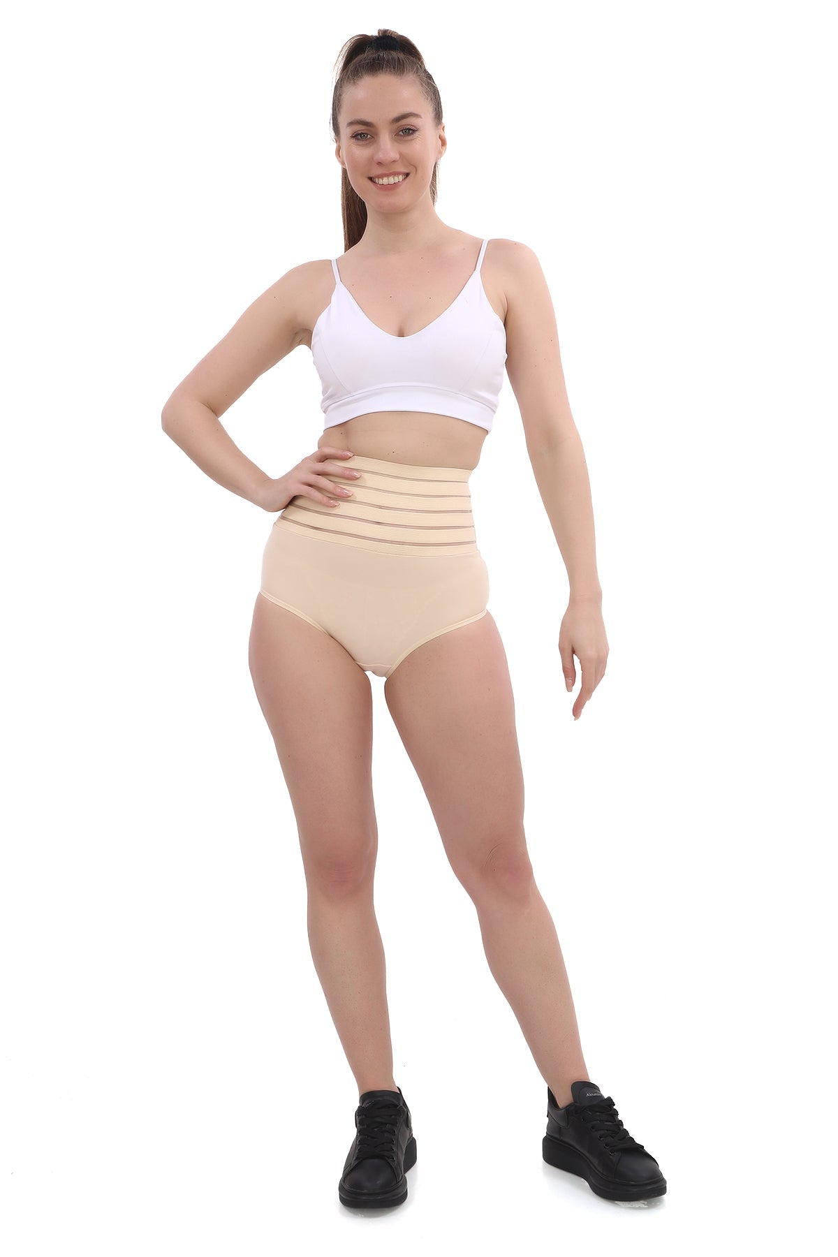 GreenForm™ Yüksek Bel Slip Korse Külot – Günlük Konfor & Sürdürülebilir Kumaş