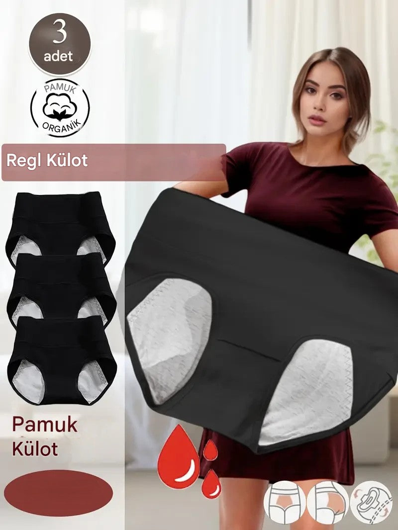 FlowGuard™ Regl Külodu – Süper Emici, Sızıntı Önleyici & Günlük/Gece Konforlu Kullanım