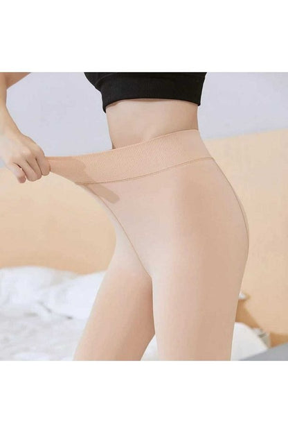 HeatPlush™ Yüksek Bel Termal Tayt – Peluş Astarla Kışın Sıcacık & Toparlayıcı Konfor