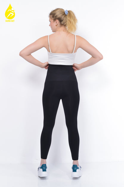 SlimForm™ Ultra Yüksek Bel Korse Tayt – 2 Beden İncelten, Sıkılaştırıcı & Şekillendirici