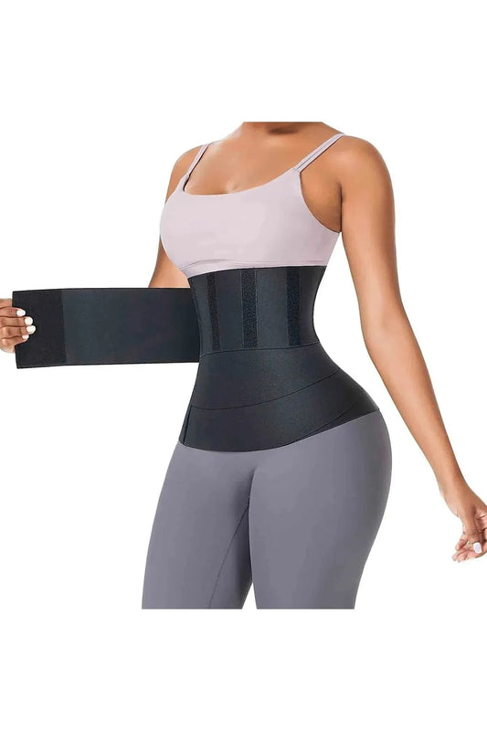 ShapeWrap™ Unisex Bel Sargı Bandajı – Ayarlanabilir 2m-5m, Kum Saati Etkili & Kaymaz Tasarım