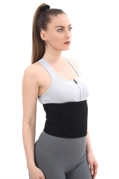 CoreHeat™ Sauna Etkili Bel Korsesi – Karın & Göbek Toparlayıcı, Isı Destekli Unisex Kemer
