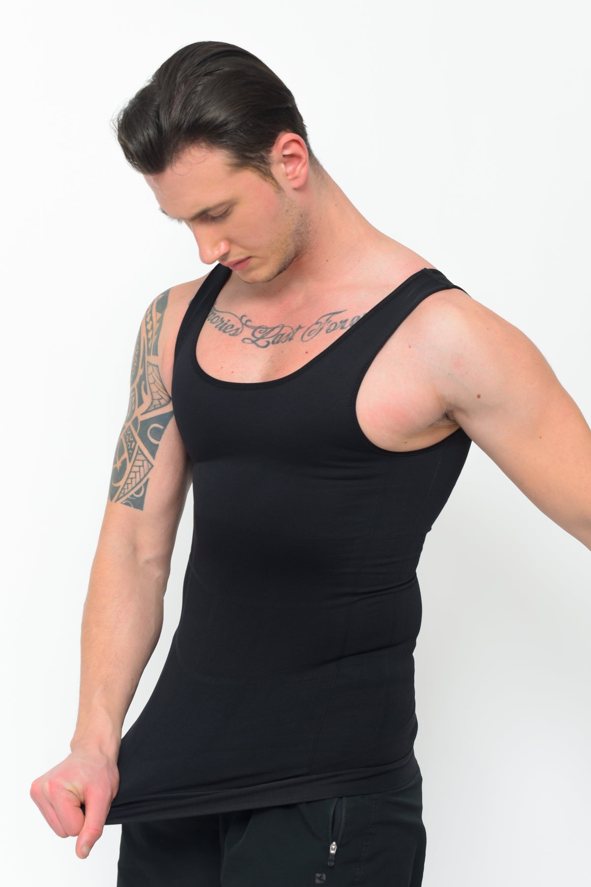 ManShape™ Erkek Korse Atlet – Göğüs & Karın Toparlayıcı, Görünmez & Rahat Tasarım