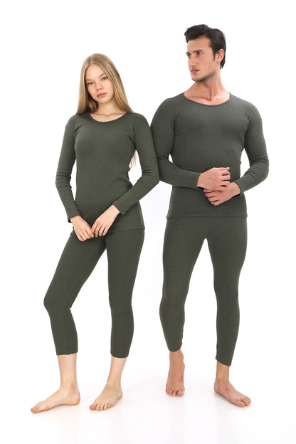 WarmCore™ Unisex Termal İçlik Takımı – Pamuklu, Şardonlu & Kışın Ekstra Sıcak Katman