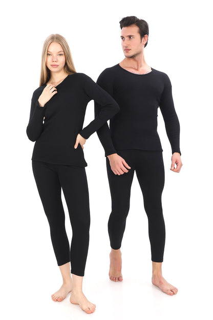 WarmCore™ Unisex Termal İçlik Takımı – Pamuklu, Şardonlu & Kışın Ekstra Sıcak Katman