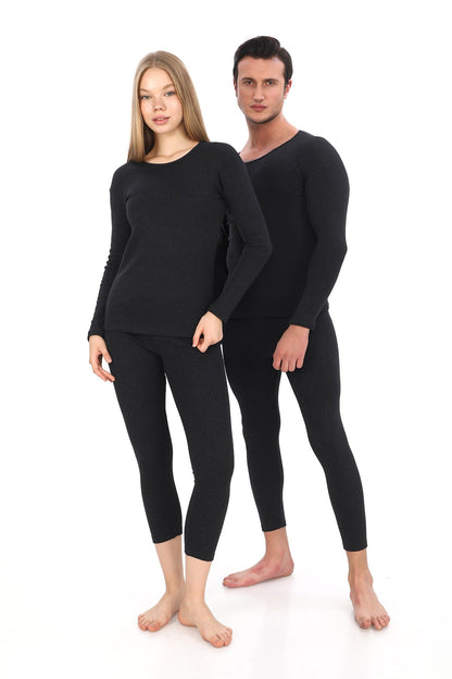 WarmCore™ Unisex Termal İçlik Takımı – Pamuklu, Şardonlu & Kışın Ekstra Sıcak Katman
