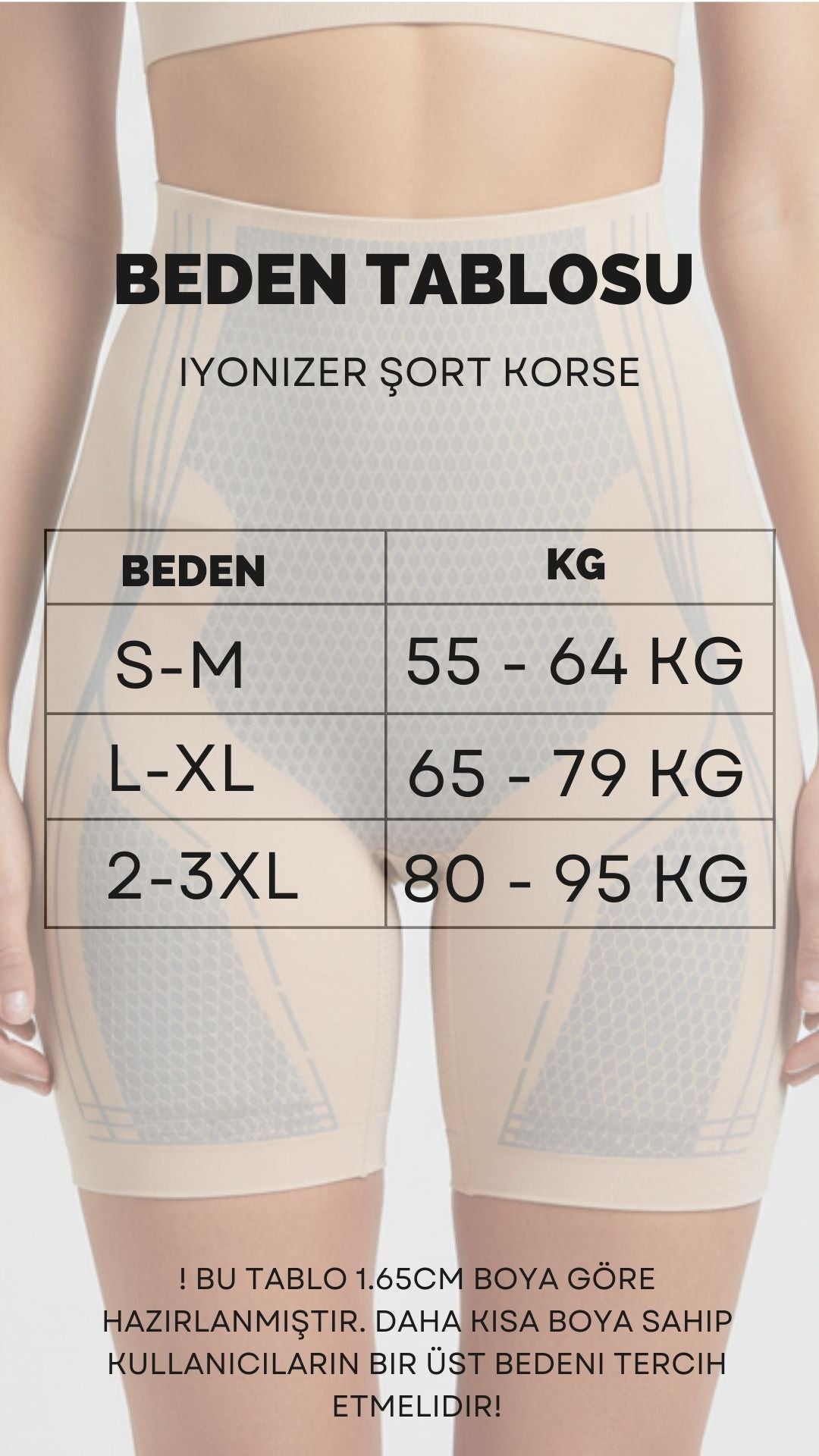 Sauna Suit Anında 2 Beden İnceltici, Göbek Düzleştiren & Basen Toparlayıcı Şort Korse