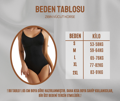 CoreShape™ 3 Bölge Toparlayıcı Korse – Bel, Karın ve Sırt Destekli, Çıtçıtlı Dikişsiz Tasarım