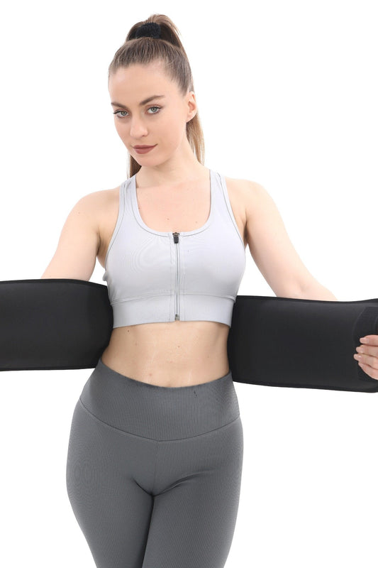 CoreHeat™ Sauna Etkili Bel Korsesi – Karın & Göbek Toparlayıcı, Isı Destekli Unisex Kemer