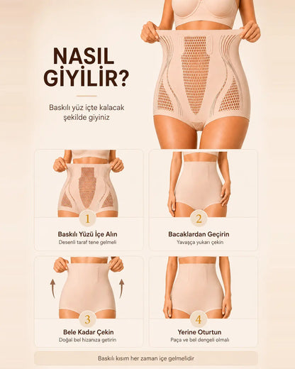 İyonizer korse külot nasıl giyilir, dört adımlı giyim rehberi