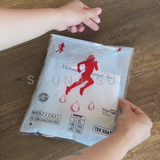 Sauna Suit İyonizer Korse Şort paket açılışı ve kumaş görünümü