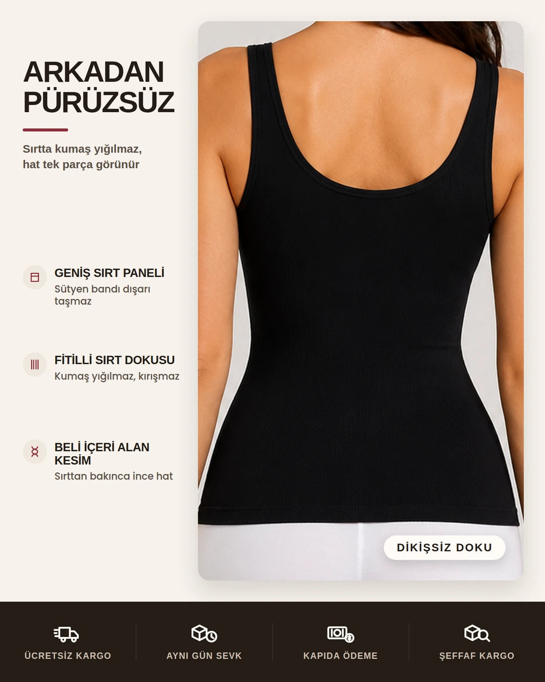 Sauna Suit Dikişsiz Toparlayıcı & İnceltici Atlet Korse