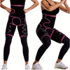 Sauna Suit 3'ü 1 Arada Termal Bel & Bacak Korsesi (Bel, Kalça ve Uyluk Şekillendirici)